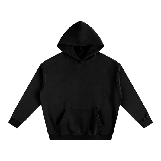Black Christian hoodie with bold “GOD WORK” text design, premium faith-based streetwear sweatshirt, stylish Christian fashion for men and women.