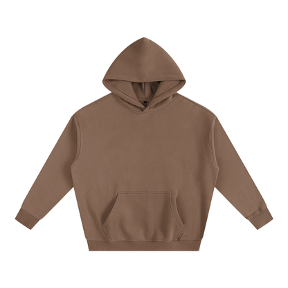 Brown Christian hoodie featuring bold “GOD WORK” lettering, premium faith-inspired streetwear sweatshirt, comfortable and stylish Christian clothing.
